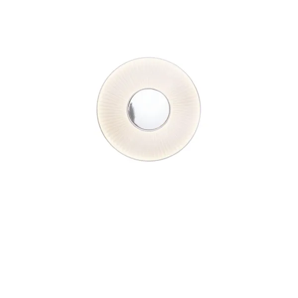 Aplique Iris con espejo Ø60 blanco