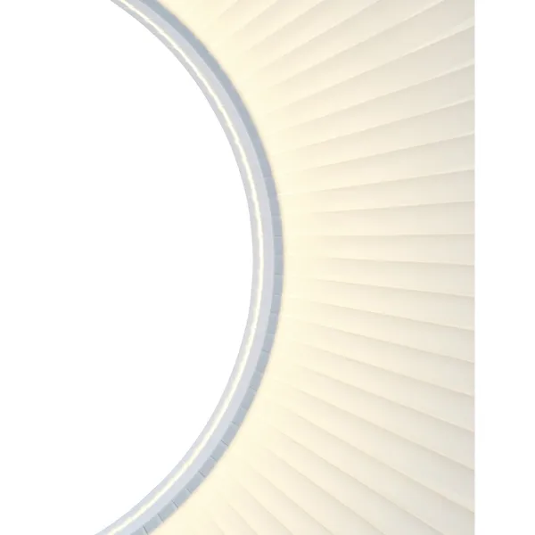 Iris hanglamp horizontaal Ø60 wit