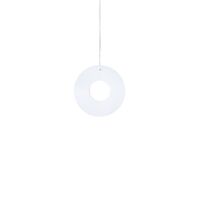 Iris hanglamp verticaal Ø60 wit