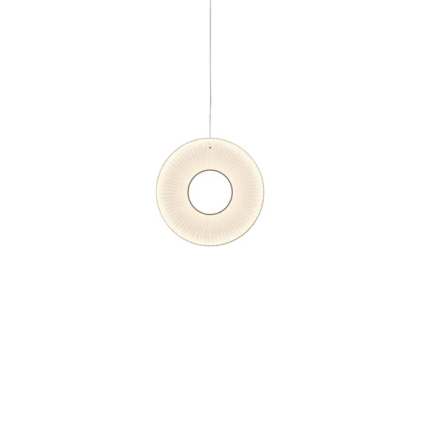 Iris hanglamp verticaal Ø60 wit