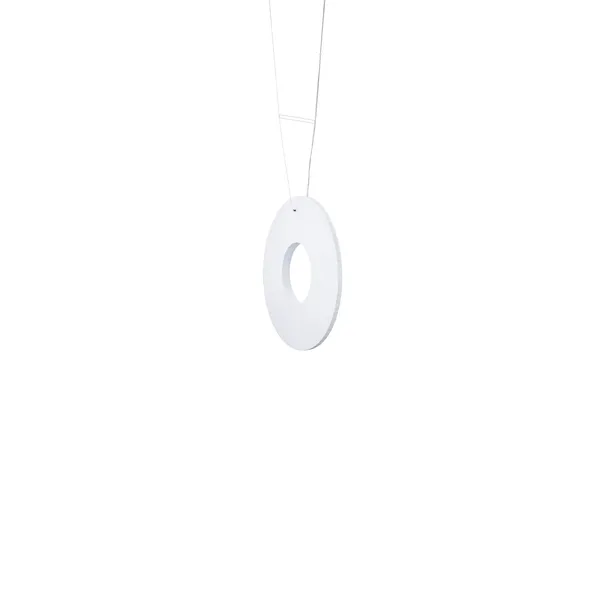 Iris hanglamp verticaal Ø60 wit