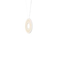 Iris hanglamp verticaal Ø60 wit