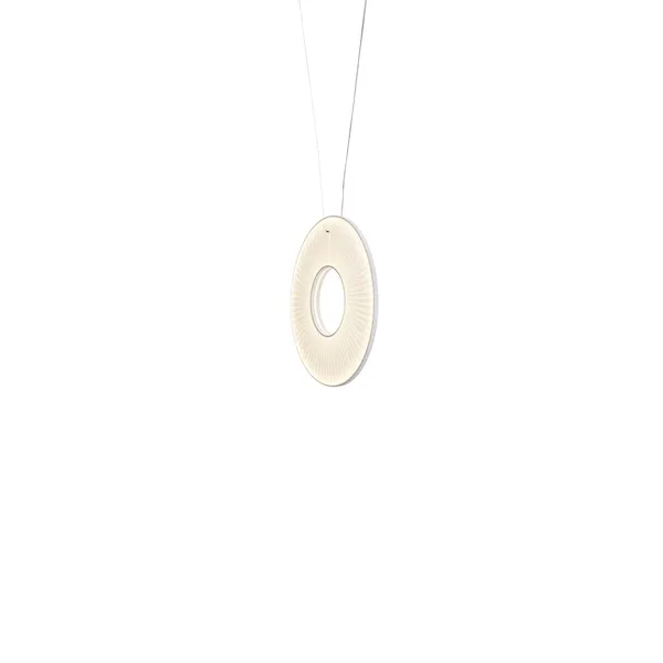 Iris hanglamp verticaal Ø60 wit