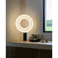 Iris tafellamp klein wit