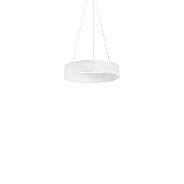 Ronde pendel Ø80 wit