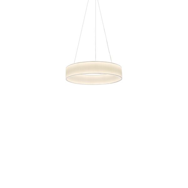 Ronde pendel Ø80 wit