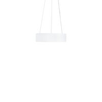 Ronde pendel Ø80 wit