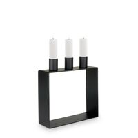 Frame 3 Candle Holder Matte Black