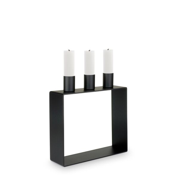 Frame 3 Candle Holder Matte Black