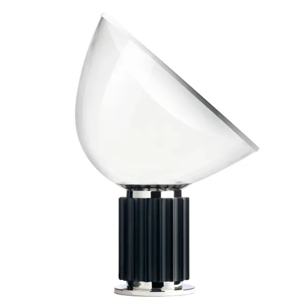 Taccia LED Table Lamp Black/ Glass
