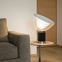 Taccia LED Table Lamp Black/ Glass