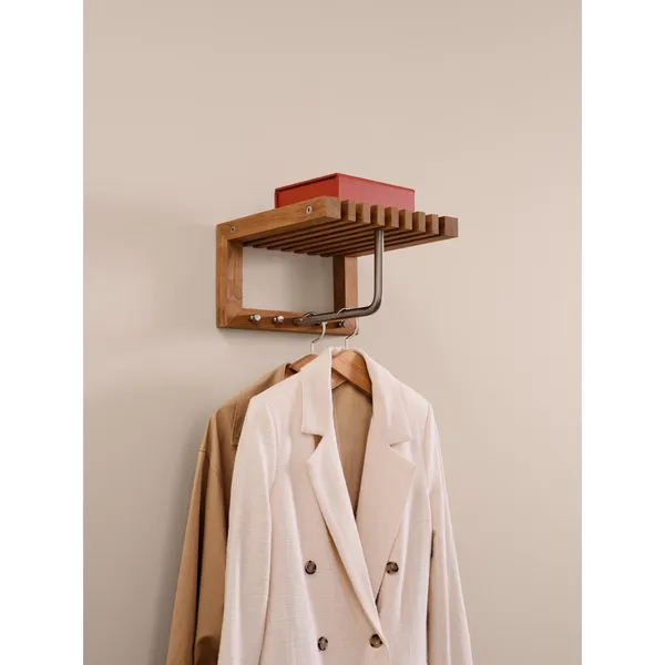 Skagerak Collection Cutter Knagerække Mini Teaktræ/Rustfri Stål