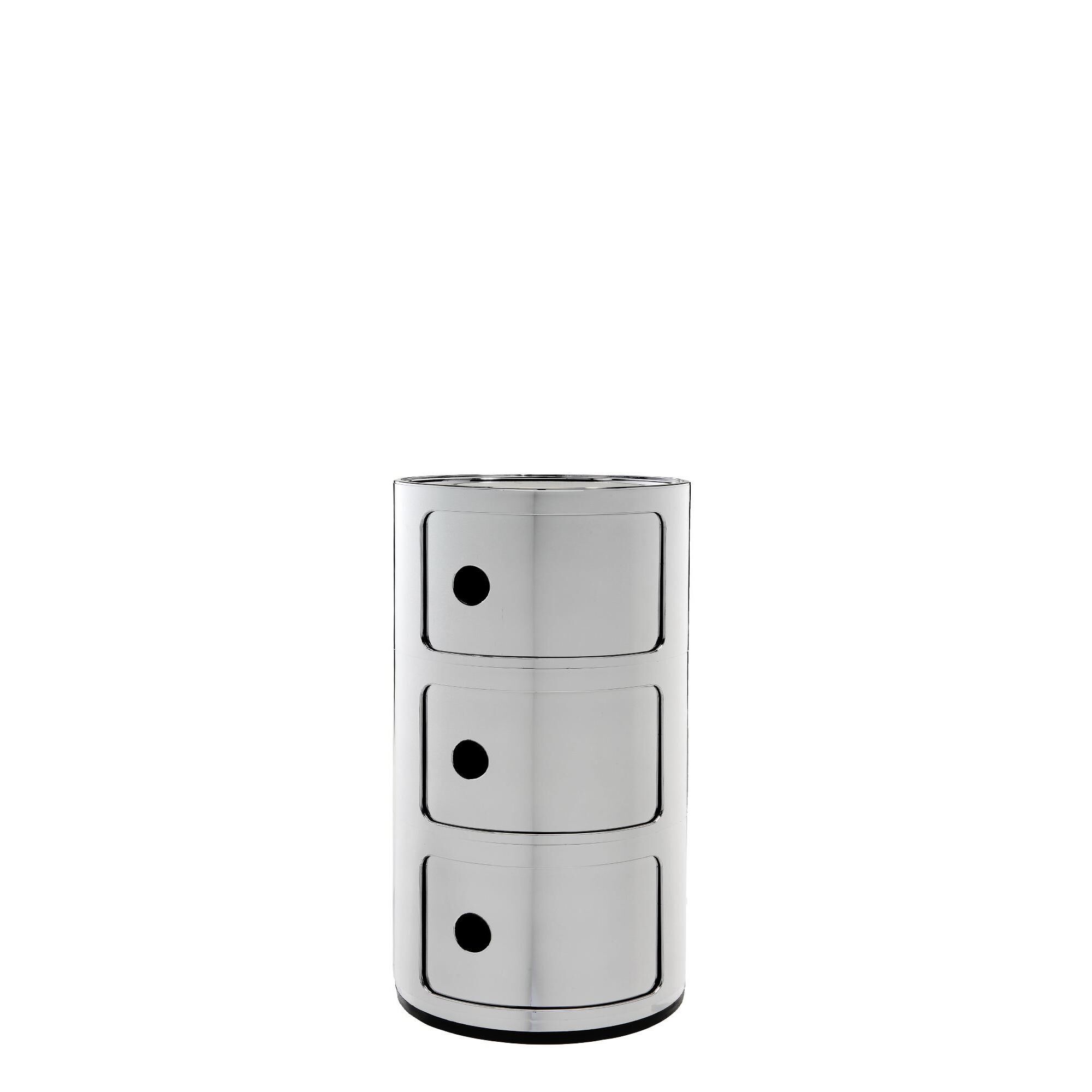 Componibili 3 Schrank Chrom