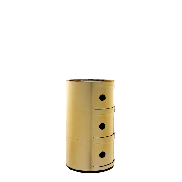 Componibili 3 Cabinet Gold
