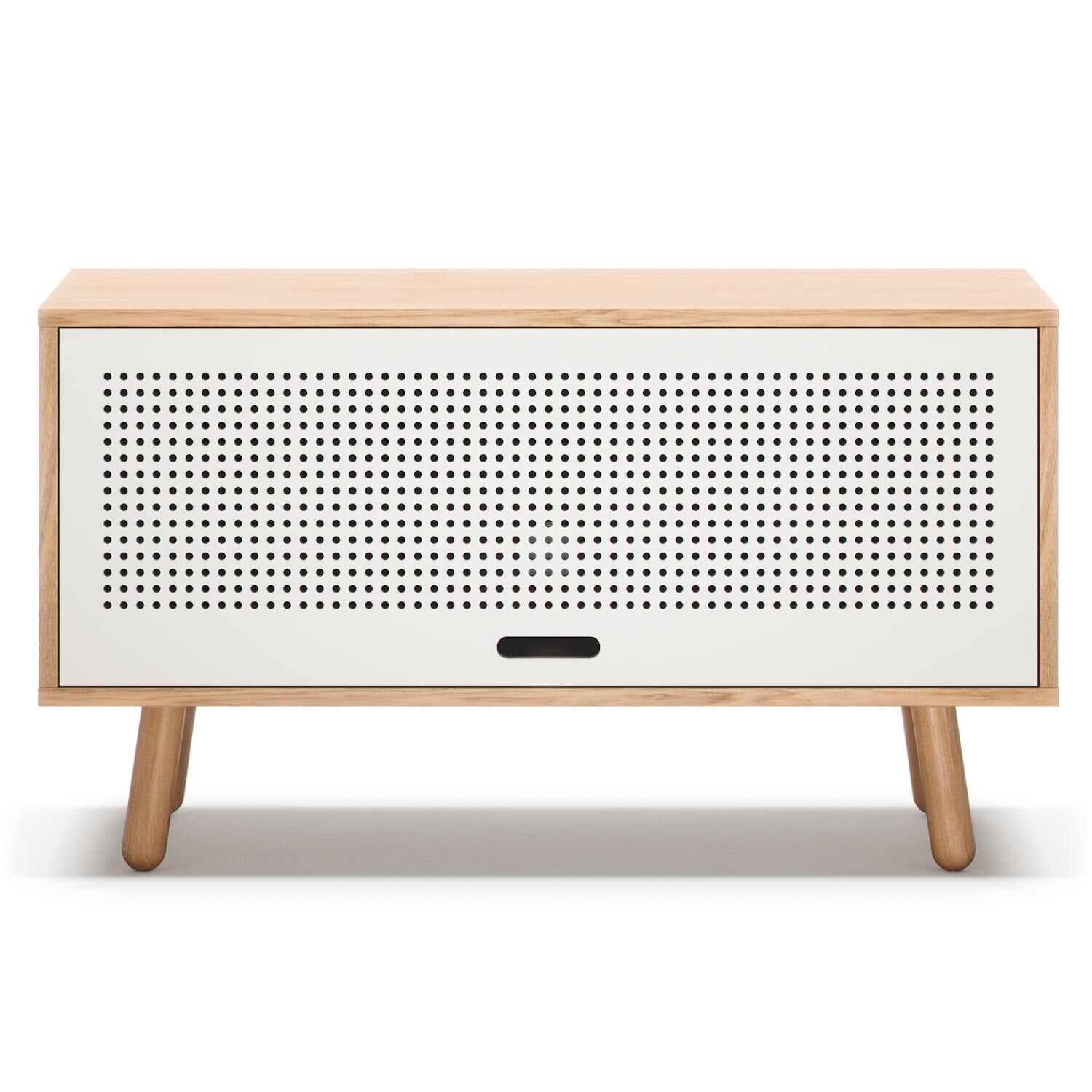 Ray TV Bænk 100 cm Eg/Hvid