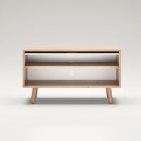Ray Mueble TV 100 cm Roble/Blanco