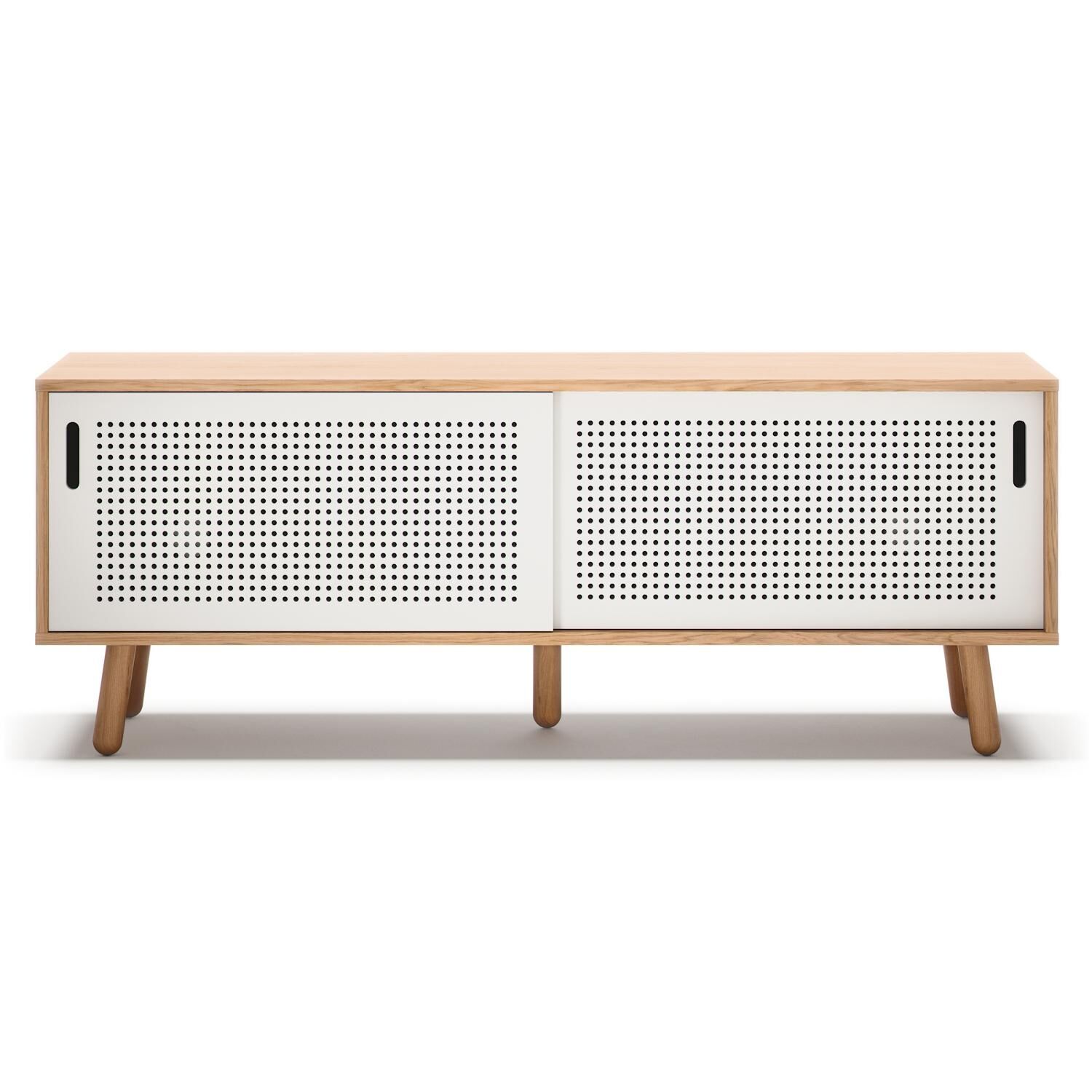 Ray TV Bænk 150 cm Eg/Hvid