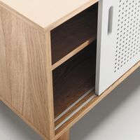 Ray TV Bench 150 cm Oak/White
