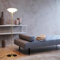DL31 Floor Lamp Opal/Brass