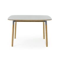 Form Dining Table 120 x 120 cm Gray/Oak