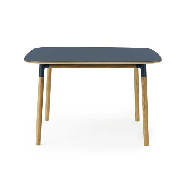 Form Dining Table 120 x 120 cm Blue/ Oak