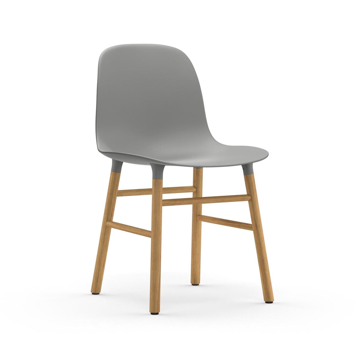 Silla de Comedor Form Gris/roble