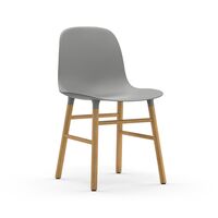 Silla de Comedor Form Gris/roble