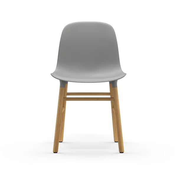 Form Dining Chair Gray/Oak