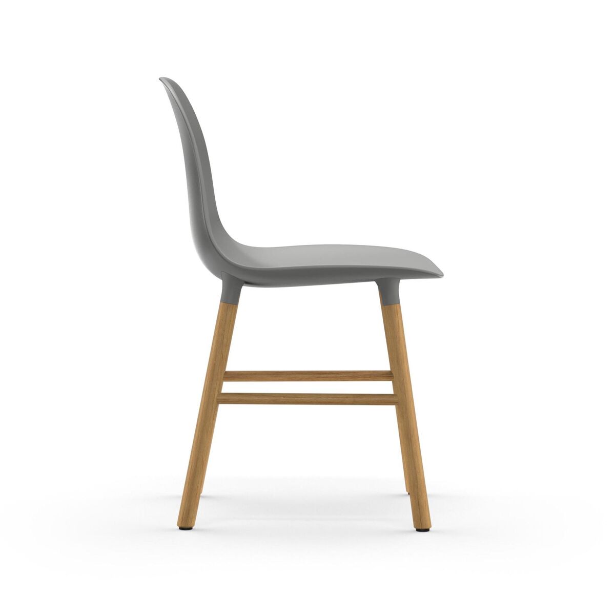 Silla de Comedor Form Gris/roble