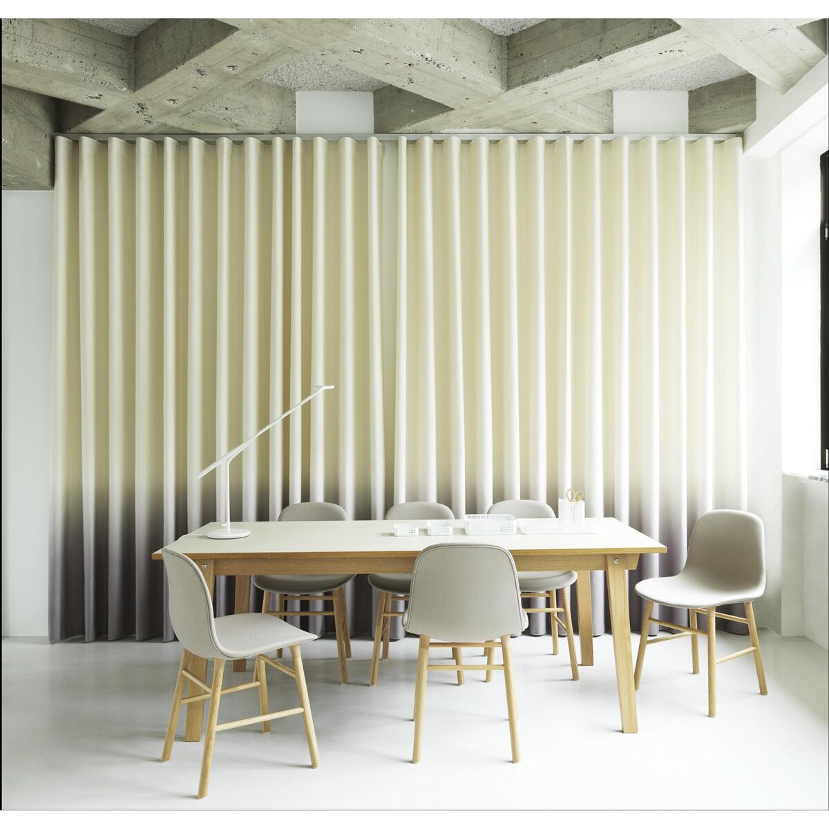 Silla de Comedor Form Gris/roble
