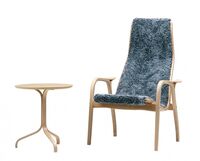 Lamino Side Table H49 Lacquered Beech