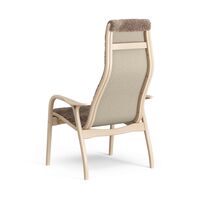 Lamino Poltrona Alta Faggio Laccato/Sahara/Pecora