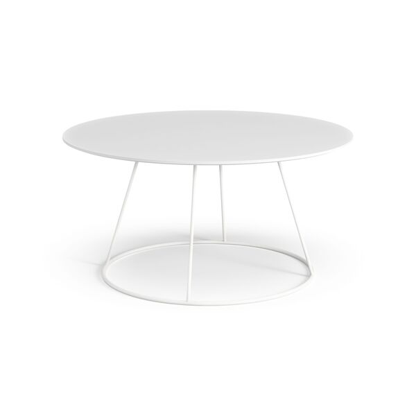 Breeze Couchtisch Ø80 Weiß