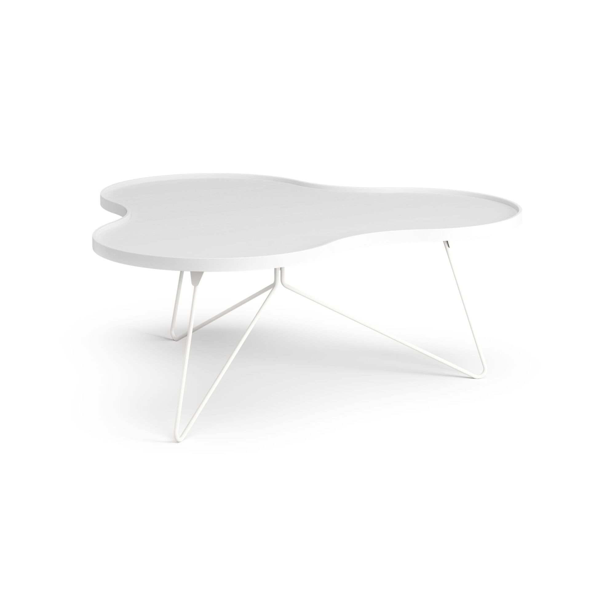 Flower Mono Table Basse 114x107 Blanc