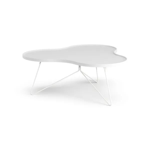 Flower Mono Salontafel 114x107 Wit
