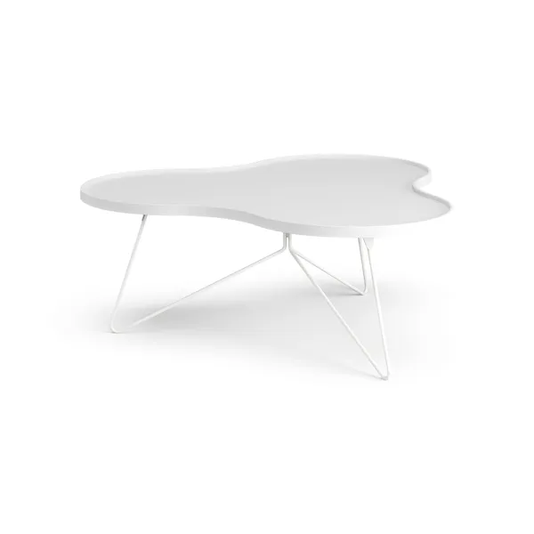 Flower Mono Salontafel 114x107 Wit