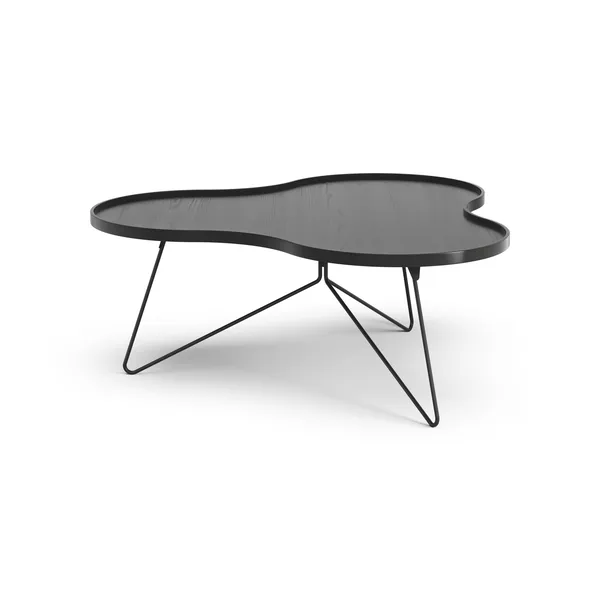 Flower Mono Coffee Table 114x107 Black