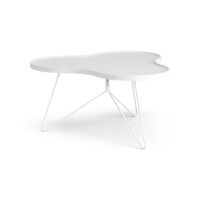 Flower Mono Couchtisch 90x84 Weiß