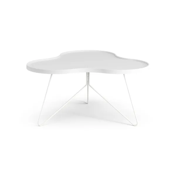 Flower Mono Couchtisch 90x84 Weiß