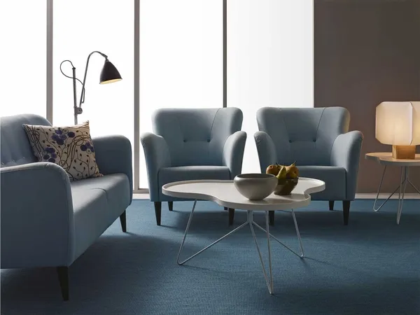 Flower Mono Couchtisch 90x84 Weiß