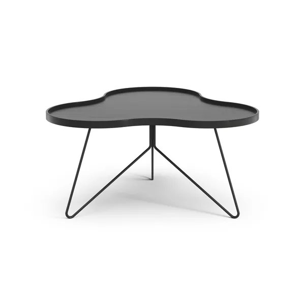 Flower Mono Coffee Table 90x84 Black