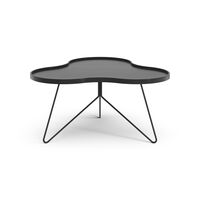 Flower Mono Coffee Table 90x84 Black