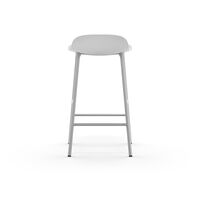 Form Barstol H65 cm Hvid/Hvid Stål