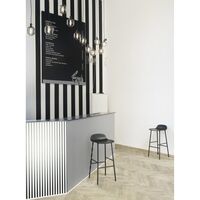 Form Barstol H65 cm Hvid/Hvid Stål
