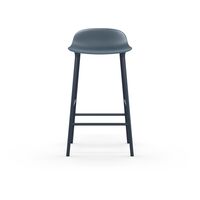 Form Barstol H65 cm Blå/Stål