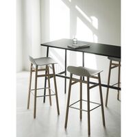 Form Barkrakk H65 cm Hvit/Eik