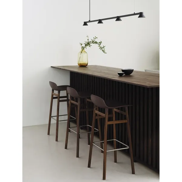 Form Bar Stool H65 cm White/ Oak