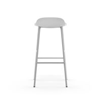 Form Bar Stool H75 cm White/ White Steel