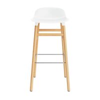 Form Hoker Barowy Wys. 75 cm Biały/dąb