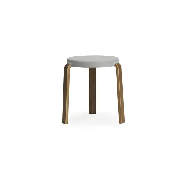Tap Stool Walnut/ Gray